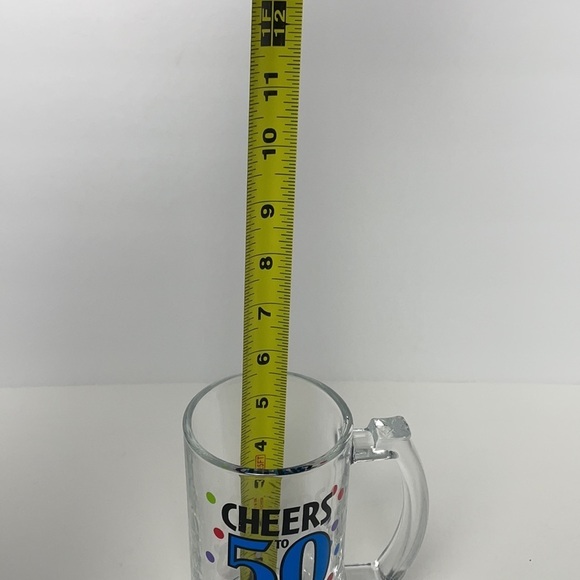 GLASS Beer Mug “Cheers to 50 Years” - Picture 13 of 14